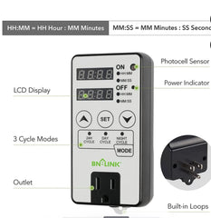 Aeroponics Short Period Digital Cycle Timer